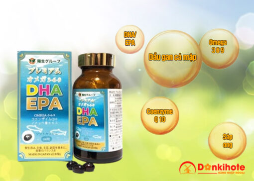 Thuốc bổ não DHA/EPA Omega 3 6 9 Nhật
