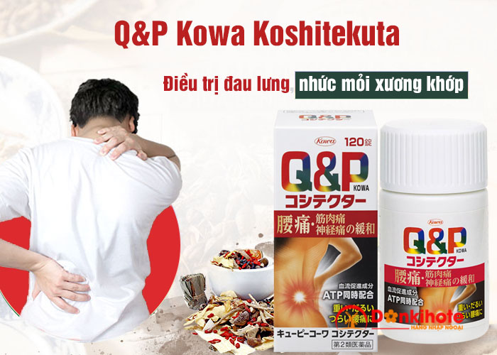 Viên uống đặc trị đau lưng Q&P Kowa