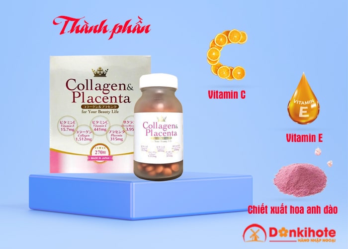 collagen placenta nhật