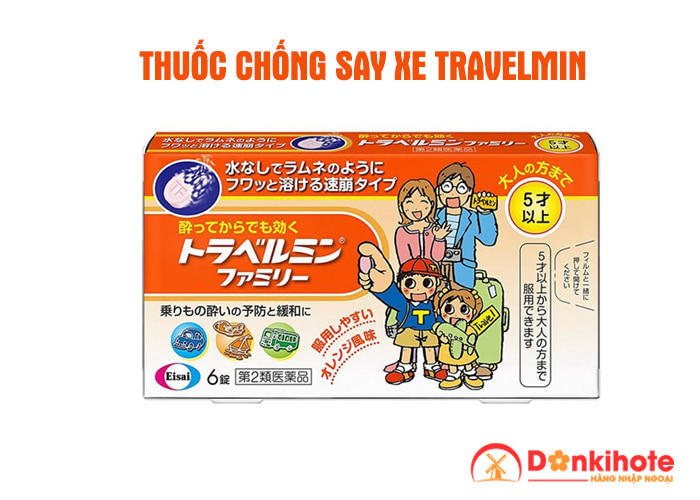 thuốc chống say xe travelmin family