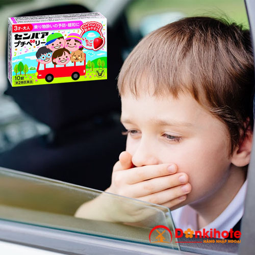 Hiệu quả của thuốc say xe trẻ em Senpa Petit Nhật Bản