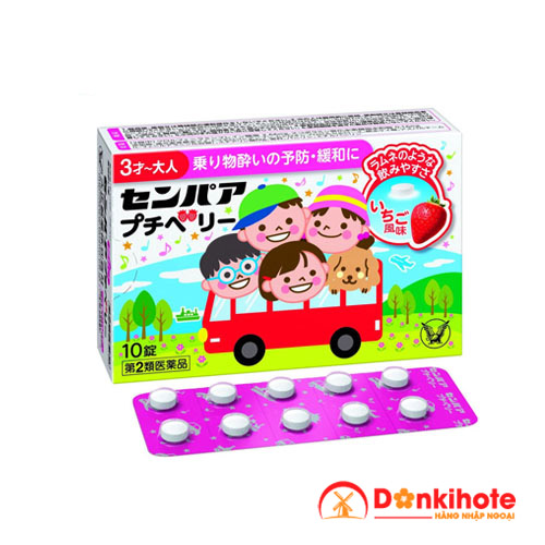Thuốc say xe trẻ em của Nhật Senpa Petit