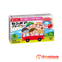 sử dụng thuốc say xe trẻ em của Nhật Senpa Petit