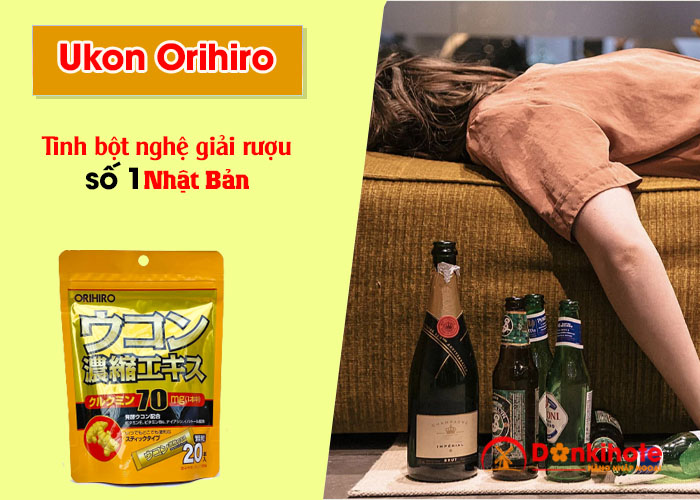 Tinh bột nghệ giải rượu Orihiro