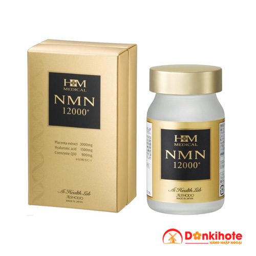 NMN 12000 Aishodo - Chìa khóa duy trì tuổi xuân, trẻ hóa làn da