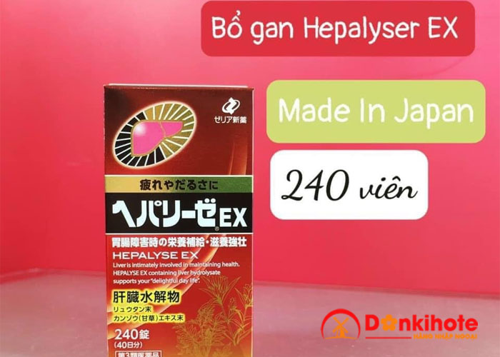 Thải độc gan của Nhật Hepalyse ex 240 viên