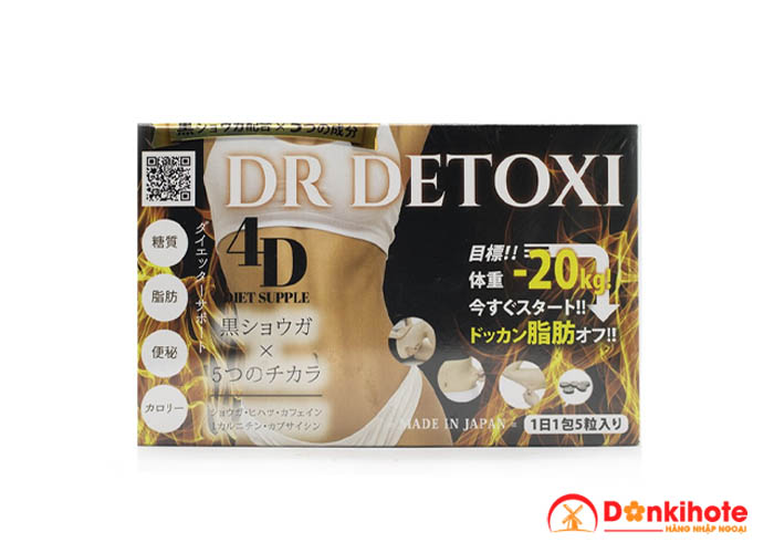 Viên uống giảm cân thải độc DR Detoxi 4D Diet Supple