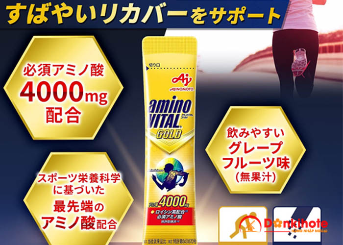 Thực phẩm bổ sung năng lượng Amino Vital Gold 400mg