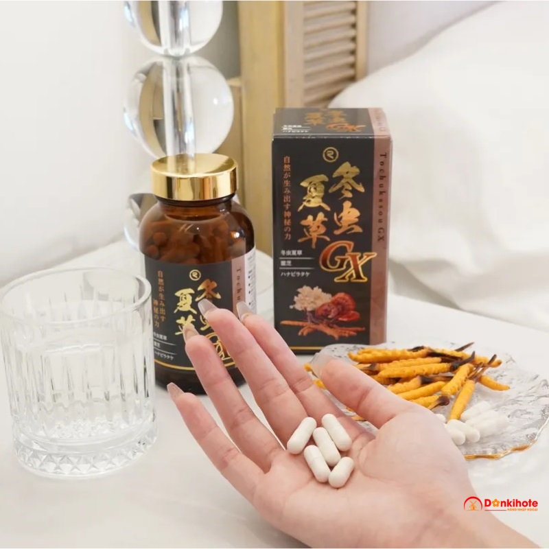 Hướng dẫn đông trùng hạ thảo Tochukasou GX Reiperfect của Nhật Bản