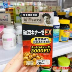 Lưu ý khi sử dụng viên phòng tai biến và đột quỵ Noguchi Nattokinase EX 3000FU hộp 90 viên