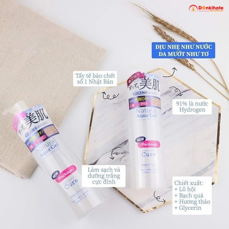 tẩy tế bào chết Cure Natural Aqua gel của Nhật tẩy tế bào chết Cure Natural Aqua gel của Nhật